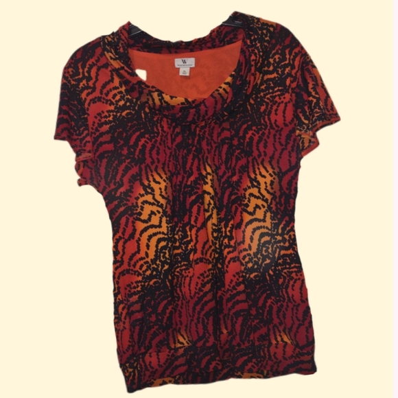 Worthington Top Vibrant Red/Rust/Amber - Picture 12 of 15
